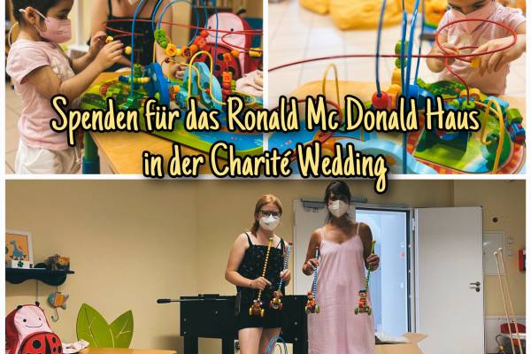 Spendenübergabe in der Mc Donald Haus Berlin-Wedding
